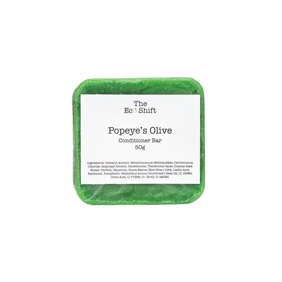 Taming and Moisturizing - Popeye's Olive Conditioner Bar with Sunflower Seed Oil