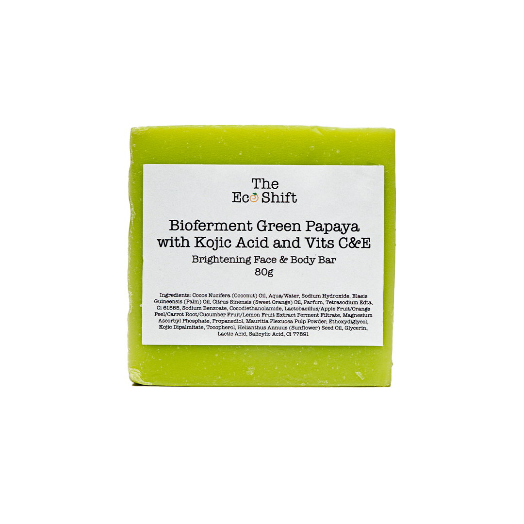 Brightening Face and Body Bar - Bioferment Green Papaya with Vits C & E