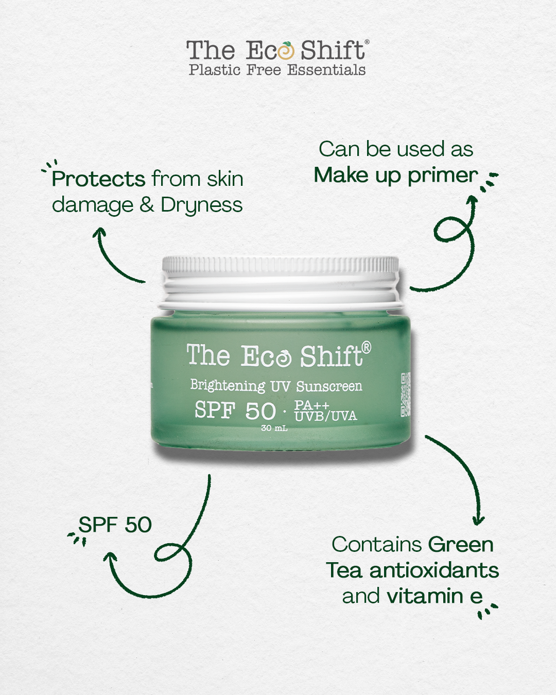 Brightening UV Sunscreen & Skin Primer with SPF 50 UVA/UVB PA++