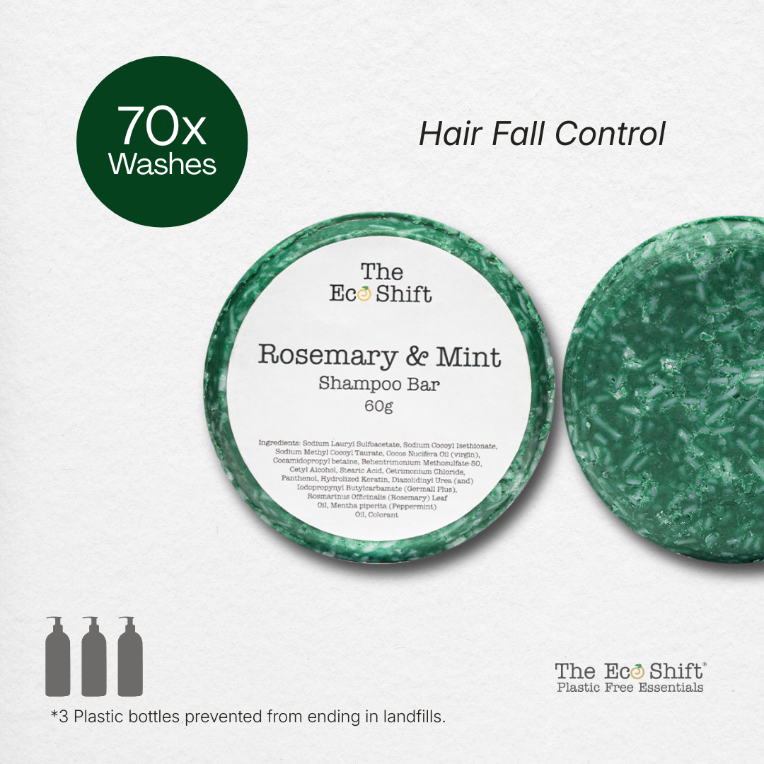 Hair Fall Defense Rosemary & Mint with Keratin Cica & Collagen Shampoo Bar