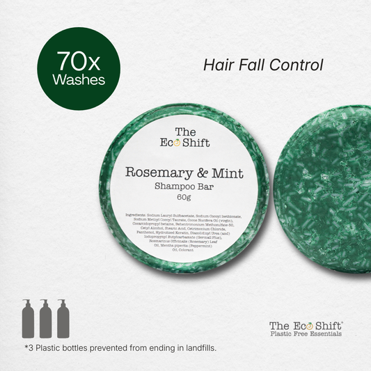 Hair Fall Defense Rosemary & Mint with Keratin Cica & Collagen Shampoo Bar