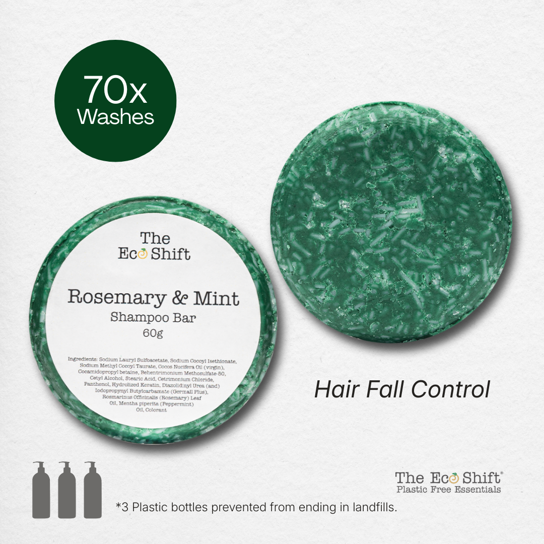 Hair Fall Defense Rosemary & Mint with Keratin Cica & Collagen Shampoo Bar