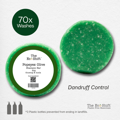 Popeye's Olive Shampoo Bar