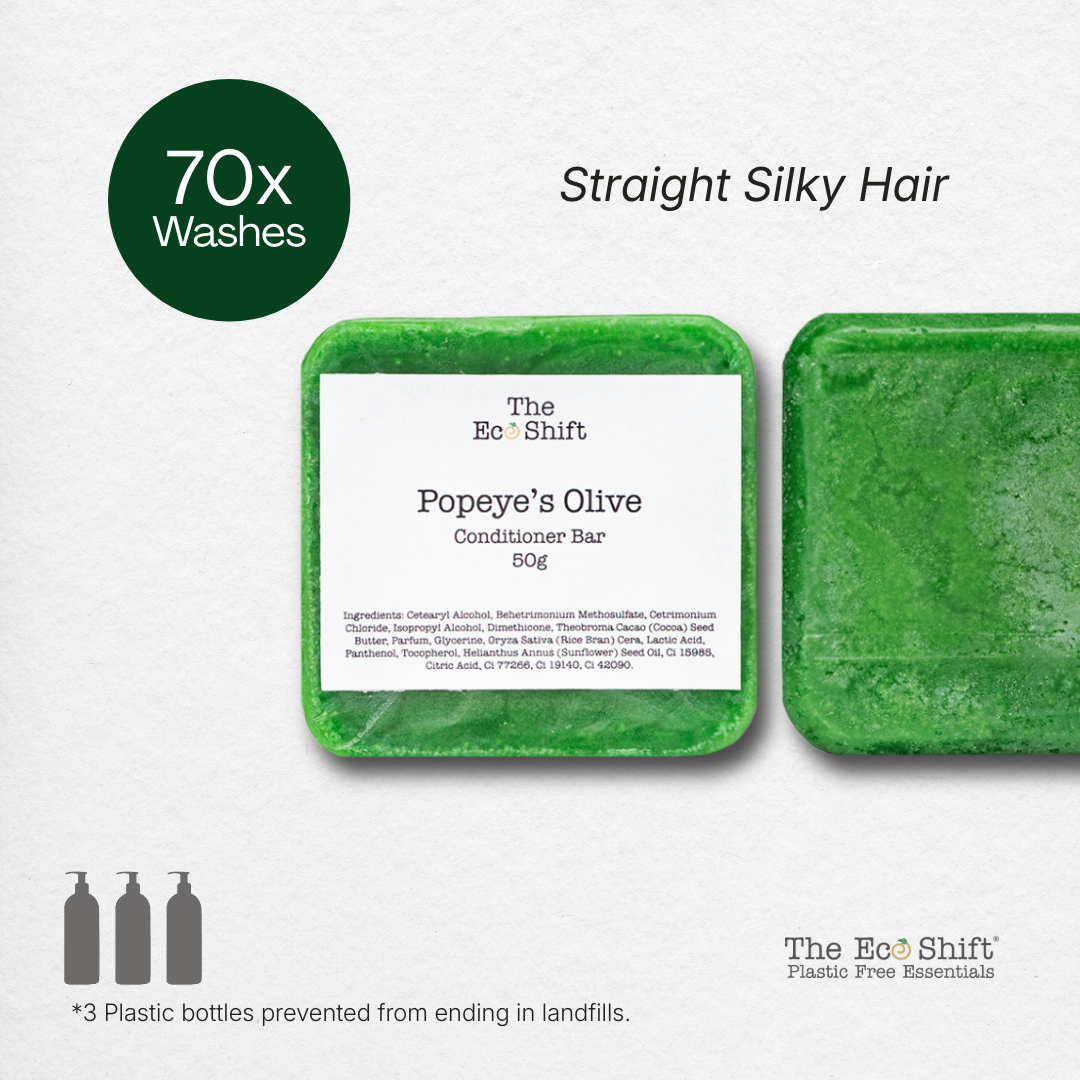 Taming and Moisturizing - Popeye's Olive Conditioner Bar with Sunflower Seed Oil