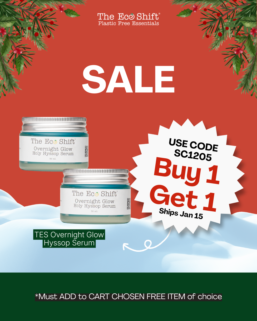 Overnight Glow Hyssop Face Serum 50g