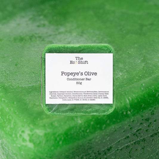 Taming and Moisturizing - Popeye's Olive Conditioner Bar with Sunflower Seed Oil