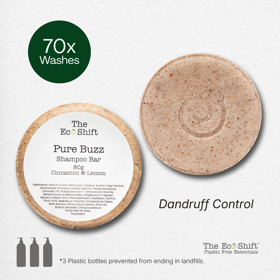 Dandruff Control & Scalp Care Pure Buzz Shampoo Bar Cinnamon & Lemon