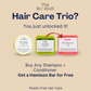 Claim your FREE soap bar when you buy 2 shampoo bars!