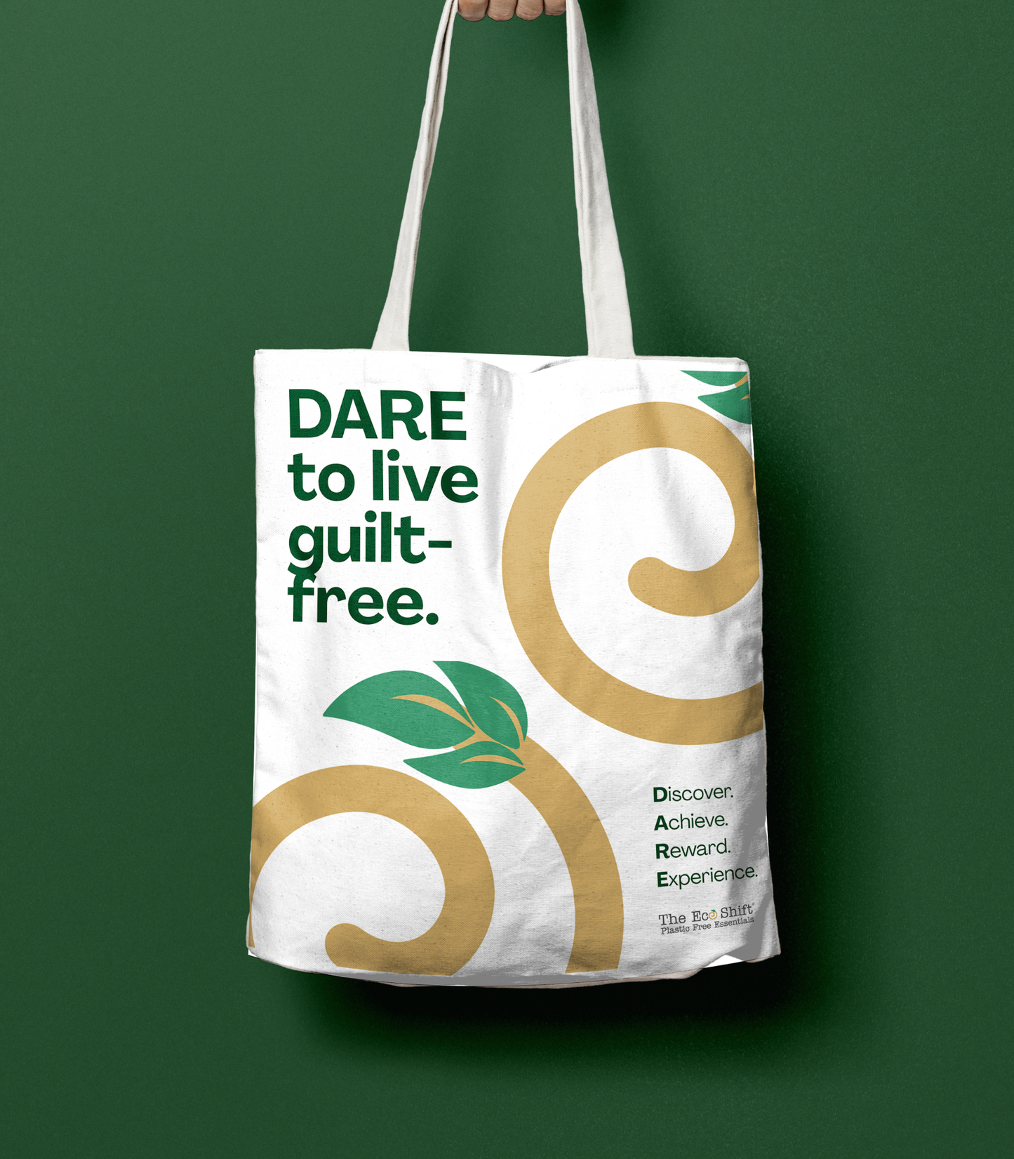 DARE Tote Bag made from eco-friendly Catcha fabric