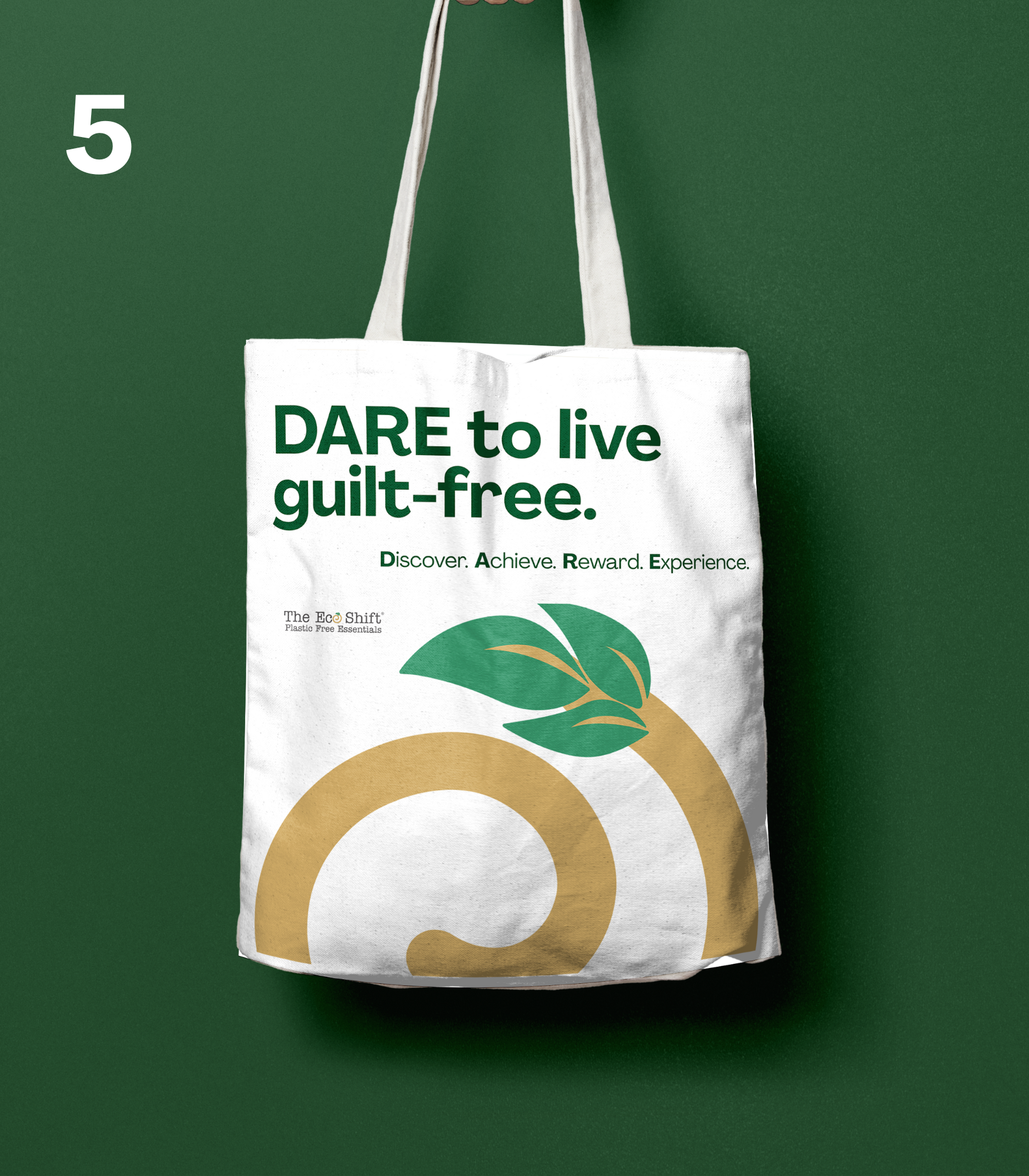 Eco Shift sustainable Catcha tote bag 12x14