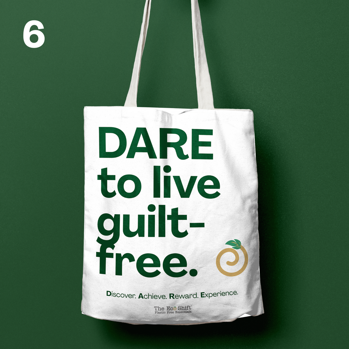 DARE Tote Bag made from eco-friendly Catcha fabric