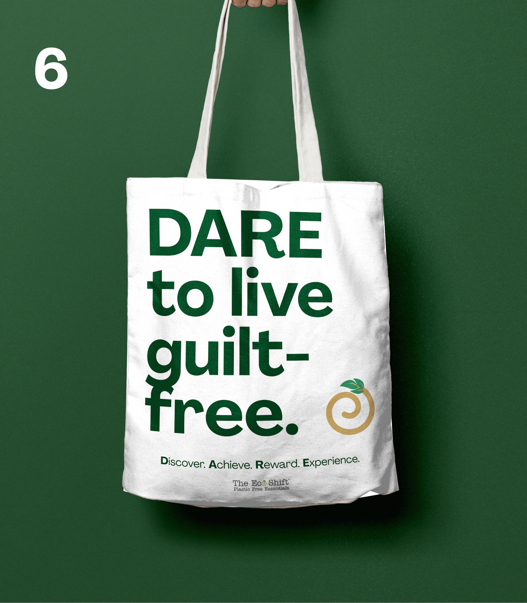 DARE Tote Bag made from eco-friendly Catcha fabric