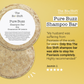 Dandruff Control and Scalp Care - Pure Buzz Shampoo Bar with Cinnamon Extract and Lemon Oil